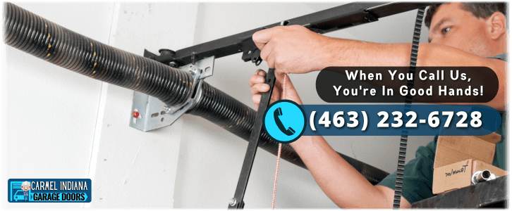 Broken Garage Door Spring Carmel Indiana
